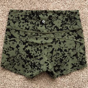 lululemon High Waisted Yoga Shorts